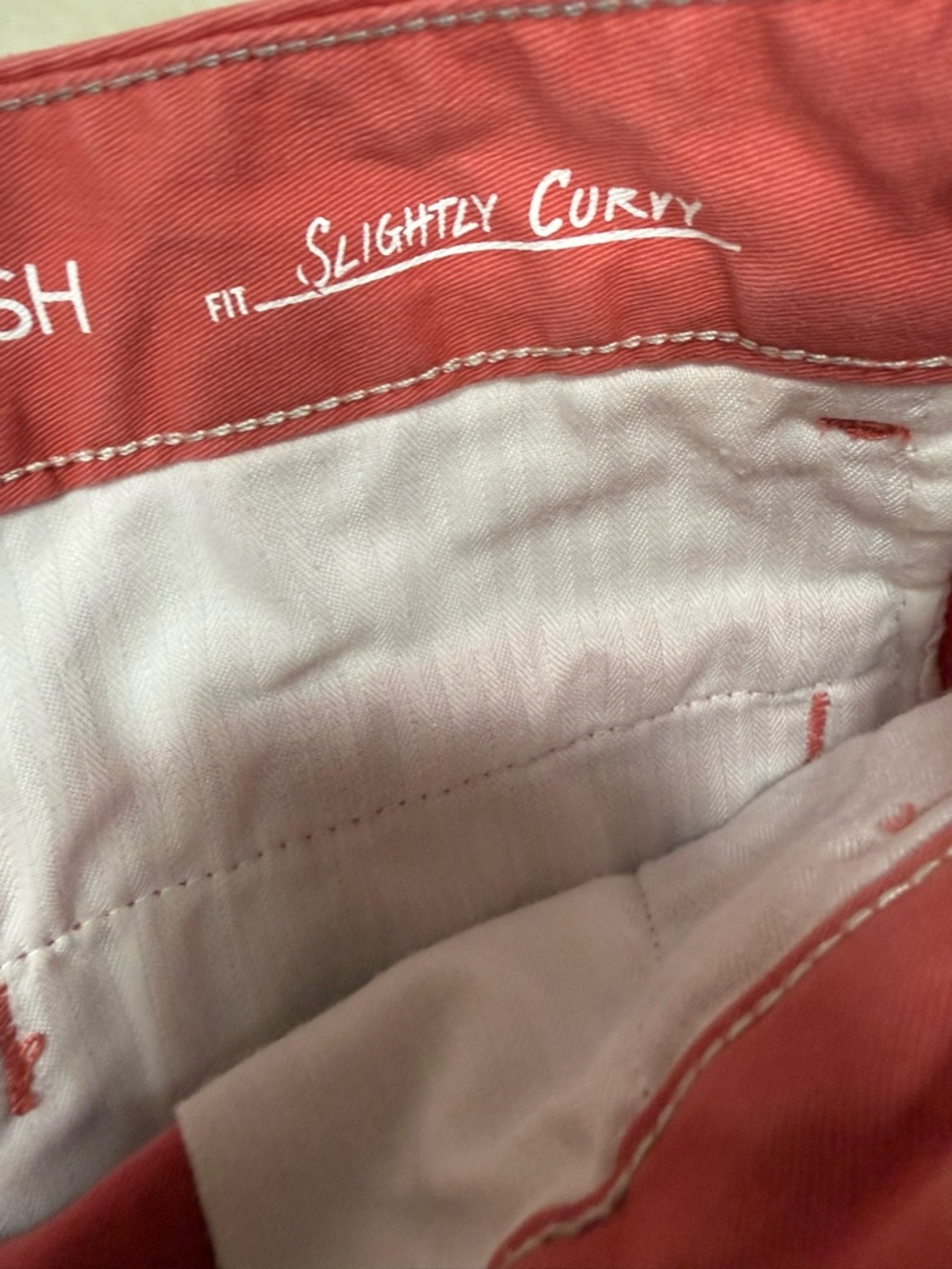 Eddie Bauer Coral colored Legendwash Stretch Casual shorts 4 - Picture 3 of 8
